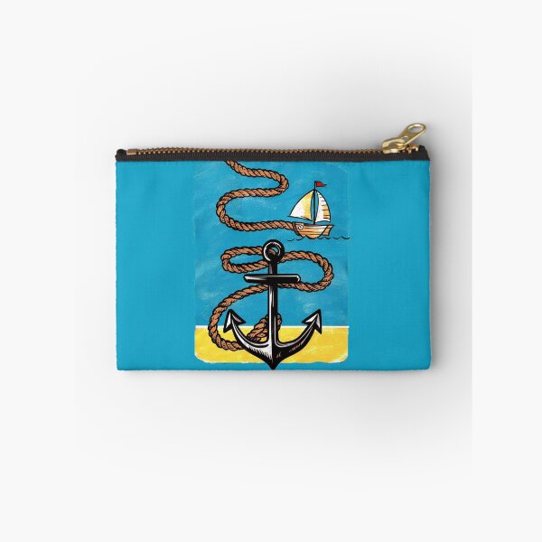 Item preview, Nautical Adventure - Vintage Ocean Ship with Ancho designed and sold by FebricFusion.