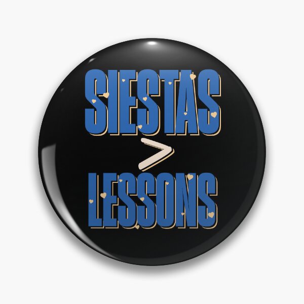 Item preview, Siestas > Lessons Spanish Teacher designed and sold by DomTeesHaven.