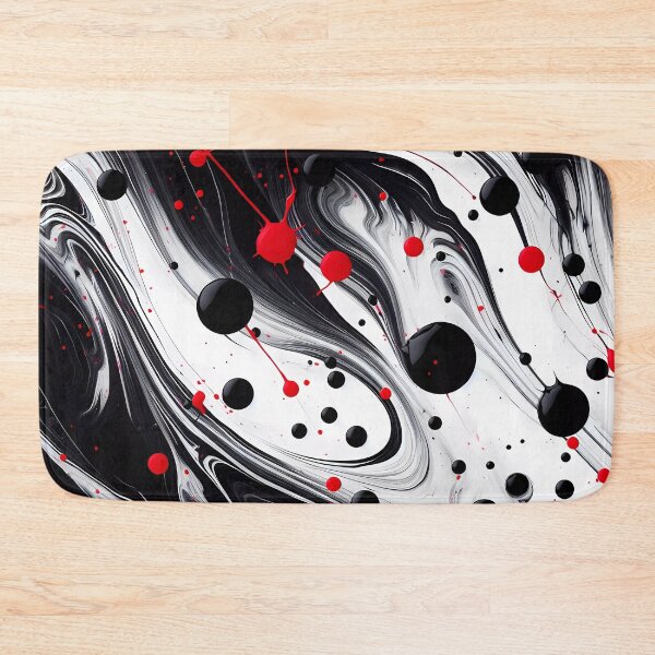 Item preview, Monochrome paint splats.  designed and sold by ShazellArt.