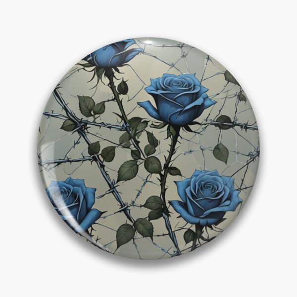 Item preview, Blueroses and barbed wire designed and sold by Geek Girl Ohio.