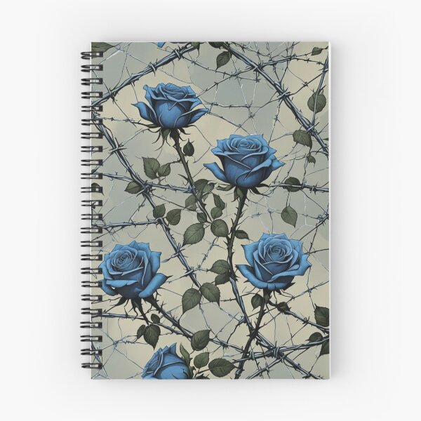 Item preview, Blueroses and barbed wire designed and sold by Geek Girl Ohio.