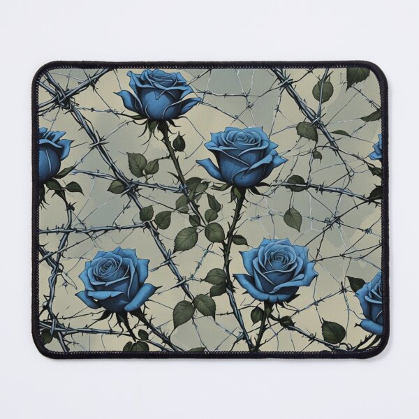 Item preview, Blueroses and barbed wire designed and sold by Geek Girl Ohio.