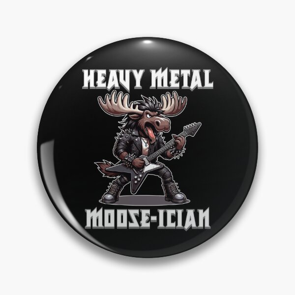 Item preview, Heavy Metal Moose-ician designed and sold by SpecialtiesShop.