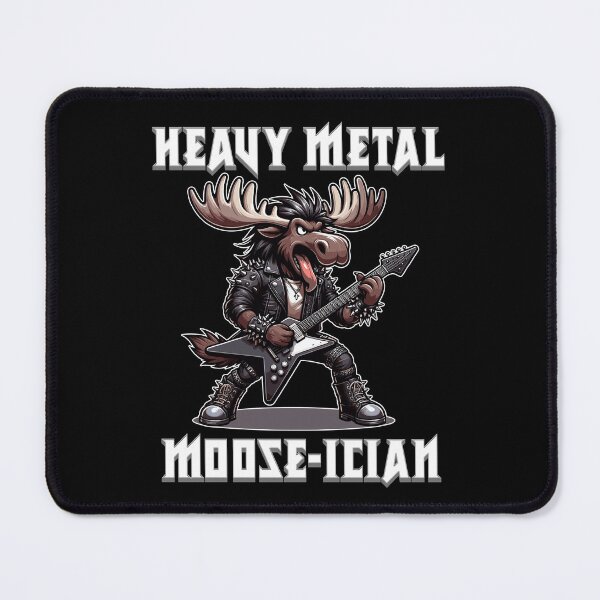 Item preview, Heavy Metal Moose-ician designed and sold by SpecialtiesShop.