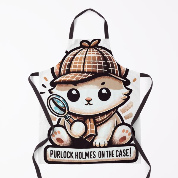 Item preview, Purrlock Holmes in action designed and sold by LongIslandDesgn.