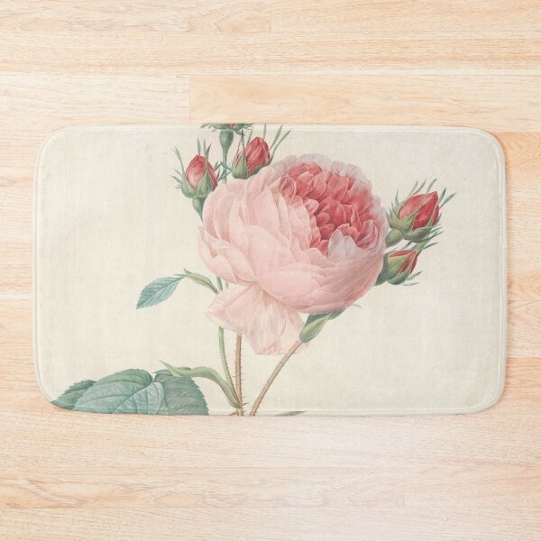 Item preview, Rosa Centifolia Flower Scientific Vintage Illustration designed and sold by Lacasadellora.