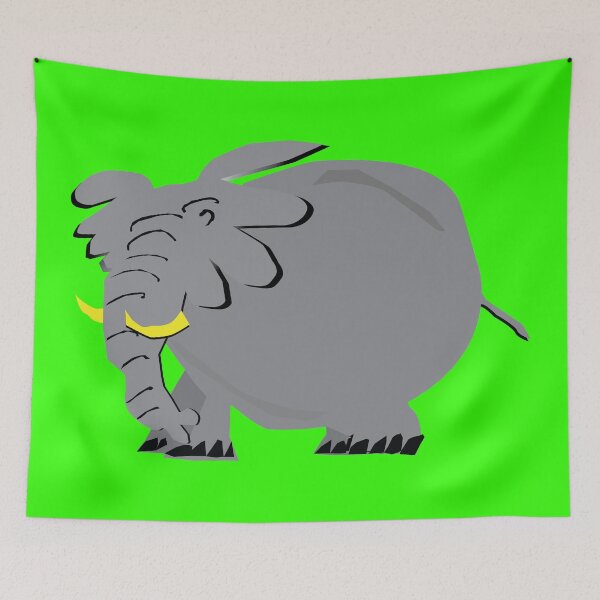 Item preview, Cute and Funny Elephant designed and sold by foggynotion.