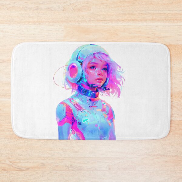 Item preview, Cyber Space Girl | Lofi Futurism Space Aesthetic designed and sold by RozziLofi.