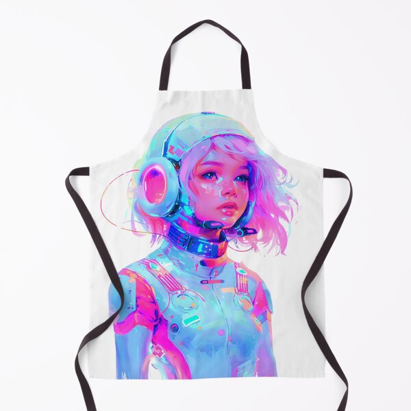 Item preview, Cyber Space Girl | Lofi Futurism Space Aesthetic designed and sold by RozziLofi.