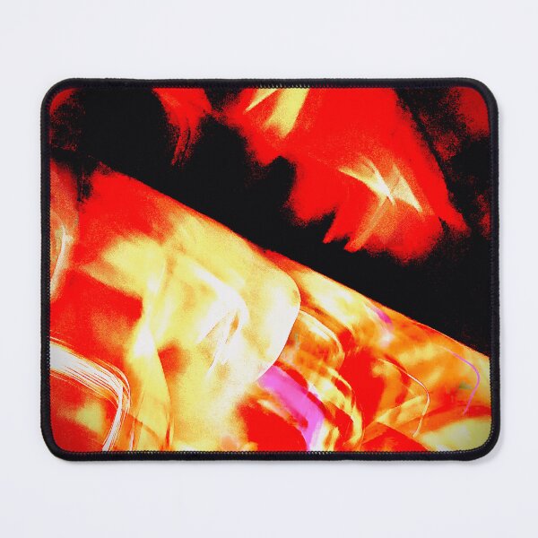 Item preview, Red orange gold Burning frame in the dark designed and sold by pipikijung.