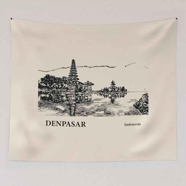 Item preview, Denpasar Indonesia designed and sold by Lakeric Cityscapes.