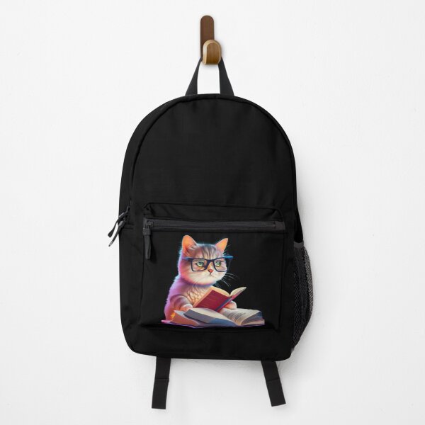 Item preview, Cute Cat With Book Cute Cat Reading Book Funny Gifts For Cat Lovers Funny Gifts For Book Lovers designed and sold by MatthewViews.
