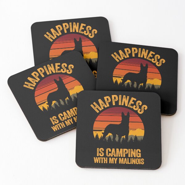 Item preview, Country Happiness Is Camping With My Belgian Malinois designed and sold by Guarddogdrive.
