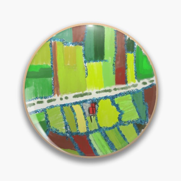 Item preview, Green Fields designed and sold by emcrawfordart.