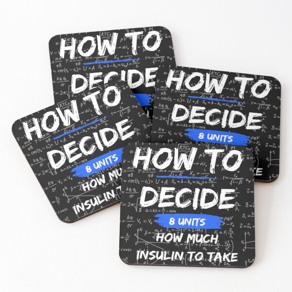 Item preview, How to Decide How Much Insulin (dark BG) designed and sold by WhatMakesMeSmi.