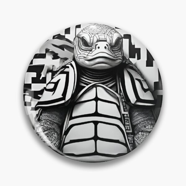 Item preview, Black and white 3D turtle illusion 3 designed and sold by gao7650.