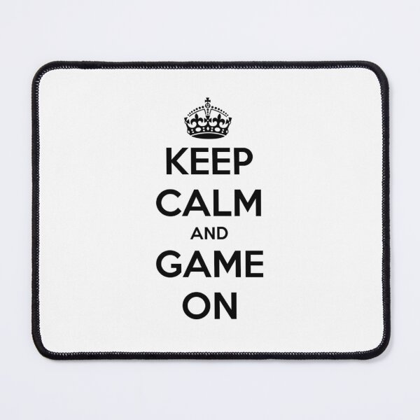 Item preview, Keep calm and game on designed and sold by Isch.