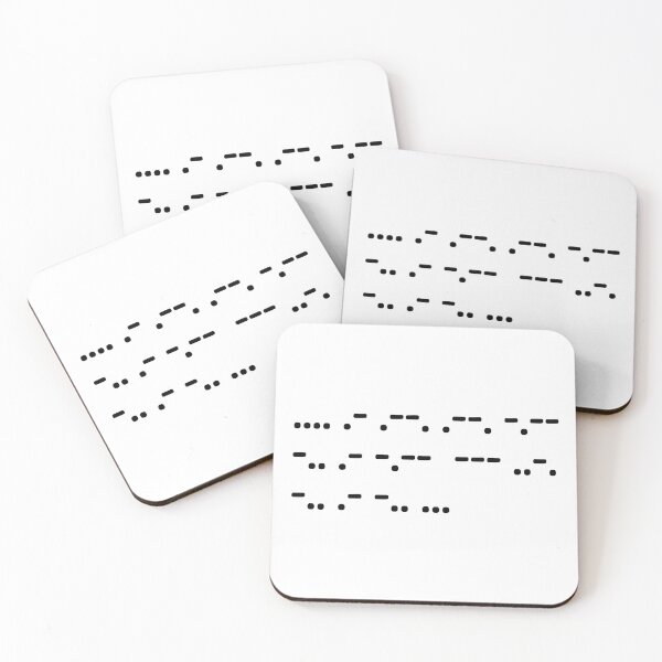 Item preview, "Happy Day of Dads" Morse code dots and dashes designed and sold by bravoalpha.