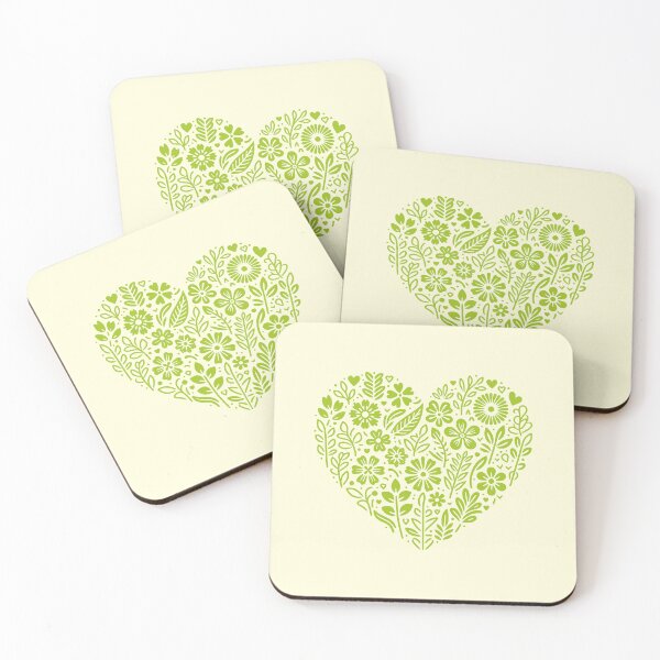 Item preview, Floral heart. Green designed and sold by Pearl67.