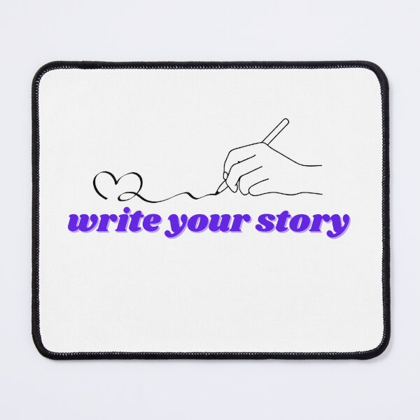 Item preview, write your own story, purple designed and sold by ChiWellness Shop.