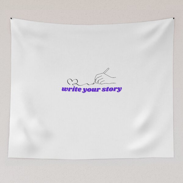 Item preview, write your own story, purple designed and sold by ChiWellness Shop.