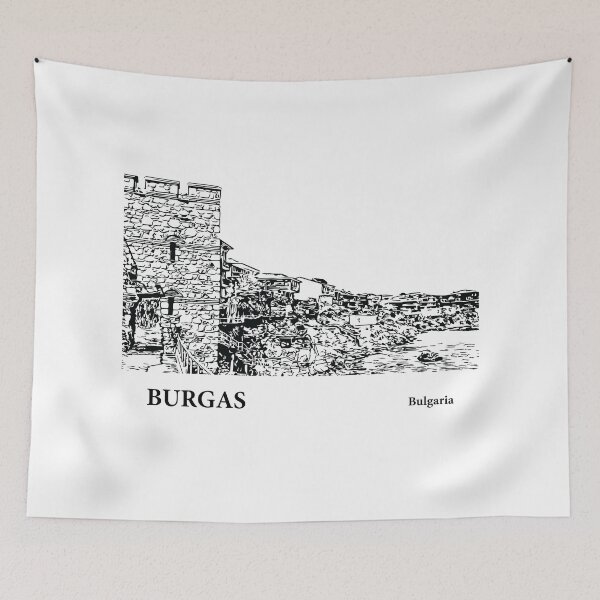 Item preview, Burgas Bulgaria designed and sold by Lakeric Cityscapes.
