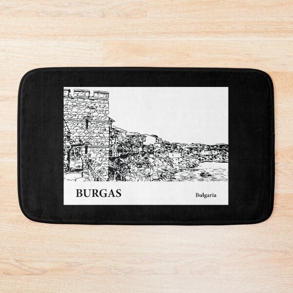 Item preview, Burgas Bulgaria designed and sold by Lakeric Cityscapes.