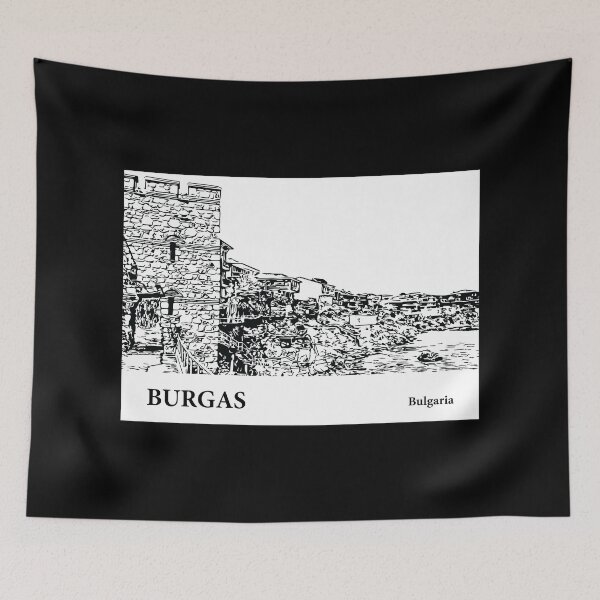 Item preview, Burgas Bulgaria designed and sold by Lakeric Cityscapes.