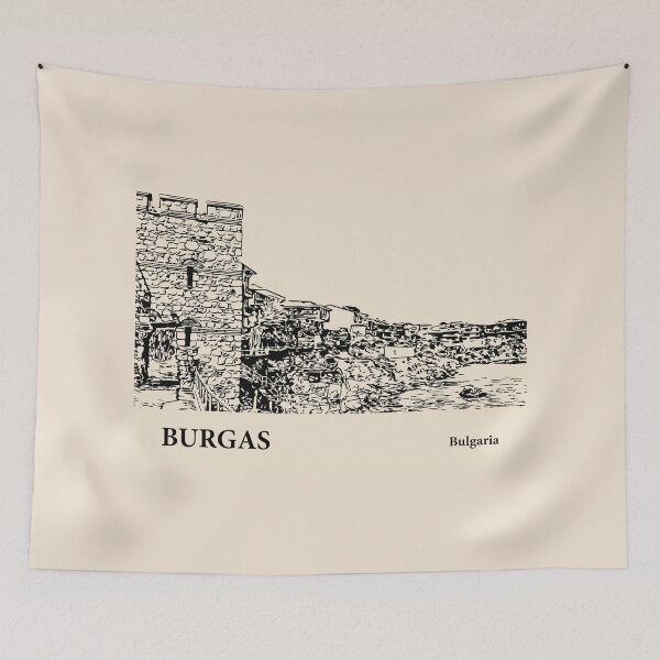 Item preview, Burgas Bulgaria designed and sold by Lakeric Cityscapes.