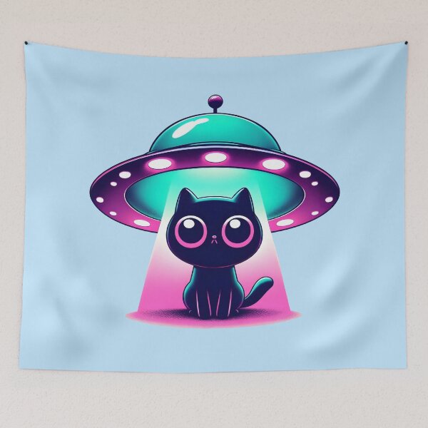 Item preview, Ufo cat designed and sold by Anna Halasek.