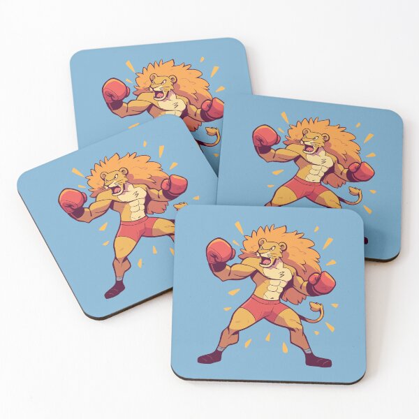 Item preview, Lion Boxing Animal Sports designed and sold by NosandEdgy.