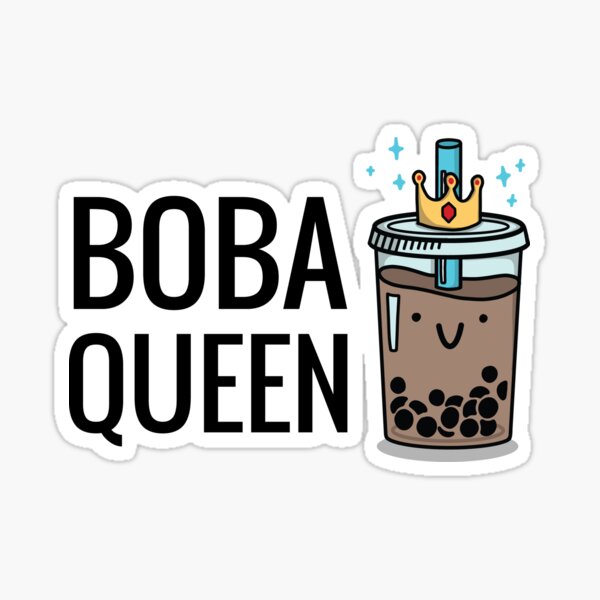 Boba Queen Sticker