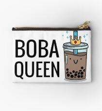 Boba Queen Zipper Pouch