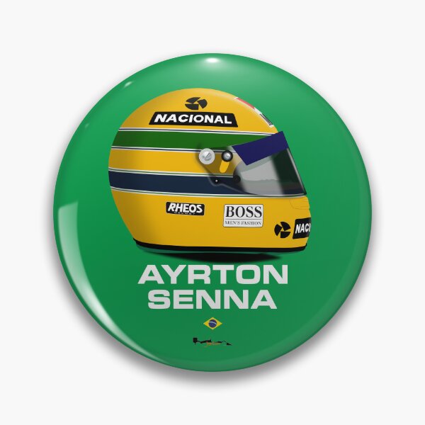 Item preview, Ayrton Senna - 1991 F1 helmet ( NO HONDA LOGO ) designed and sold by JageOwen.