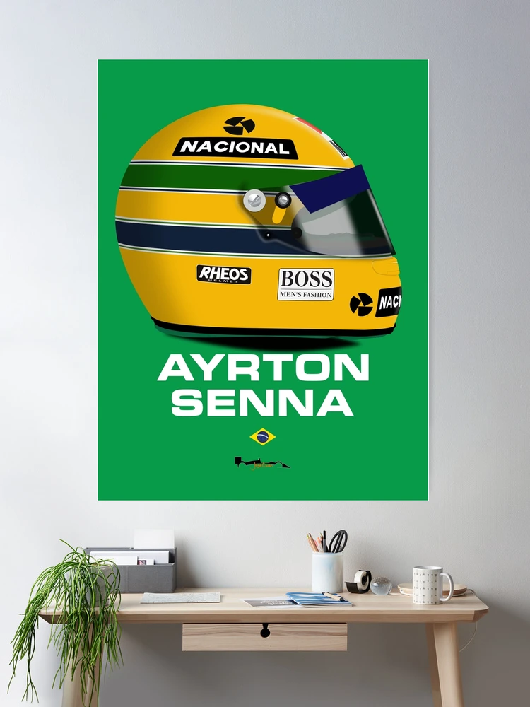 楽天市場】ポスター オートモビリスト AYRTON SENNA Designed to
