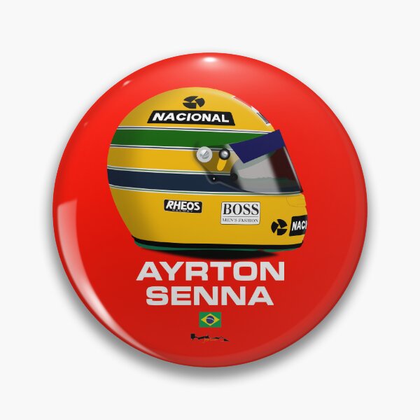 Item preview, Ayrton Senna - 1991 F1 helmet ( NO HONDA LOGO ) RED designed and sold by JageOwen.