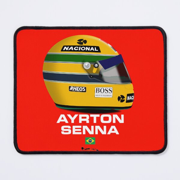Item preview, Ayrton Senna - 1991 F1 helmet ( NO HONDA LOGO ) RED designed and sold by JageOwen.