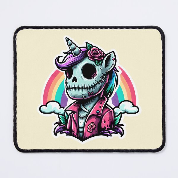 Item preview, Cute skeleton zombie unicorn  designed and sold by Animalpetslover.