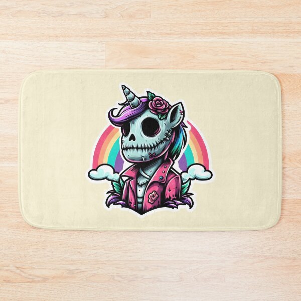 Item preview, Cute skeleton zombie unicorn  designed and sold by Animalpetslover.