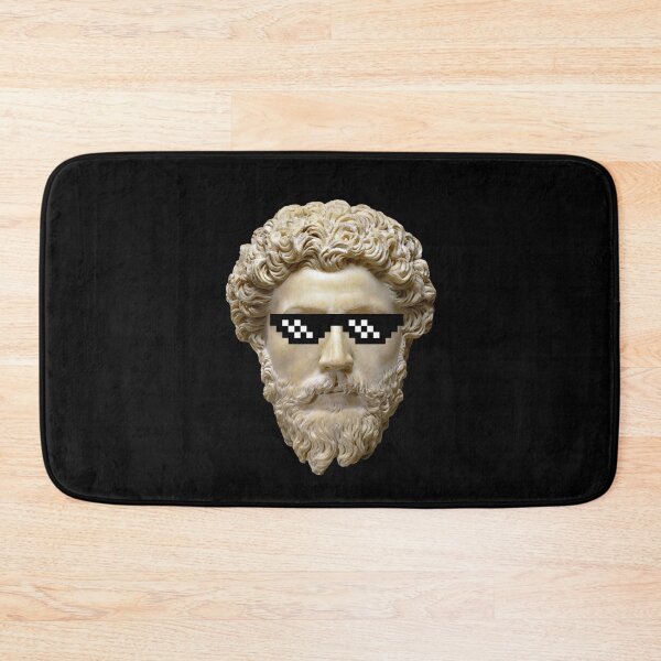 Item preview, Marcus Aurelius with pixel sunglasses designed and sold by Cleanthes.
