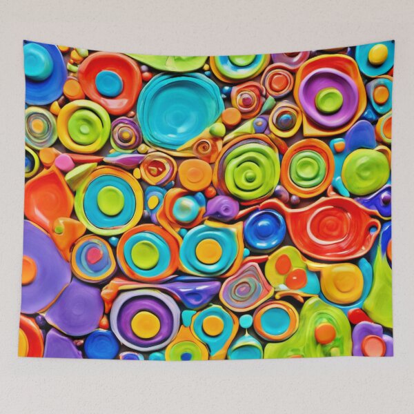 Item preview, Whimsy in Clay designed and sold by Health And Fitness Posts e-Store.