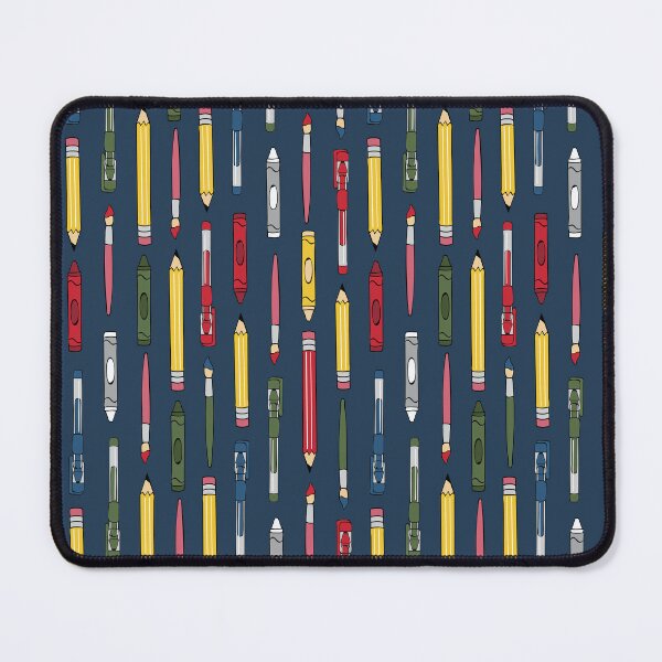 Item preview, Coloring Art Supplies on Navy designed and sold by ashleyniemeyer.