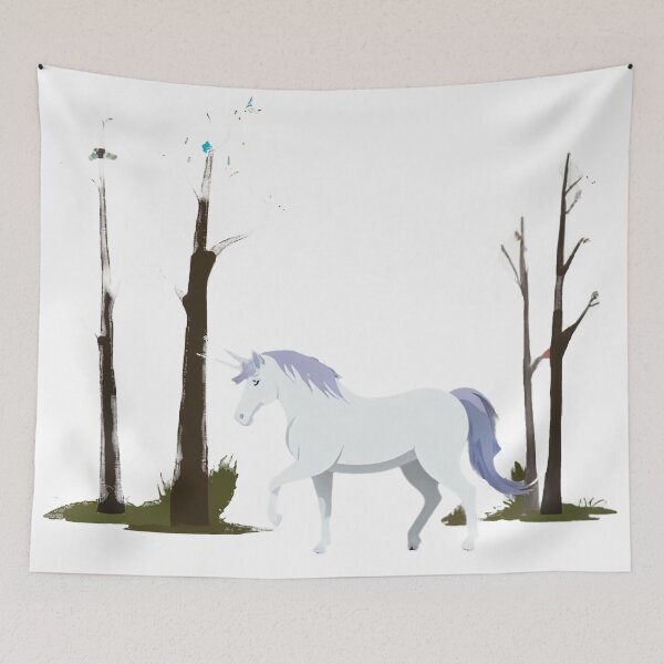 Item preview, The Last Unicorn in Search of the Woods designed and sold by omerfdln34.