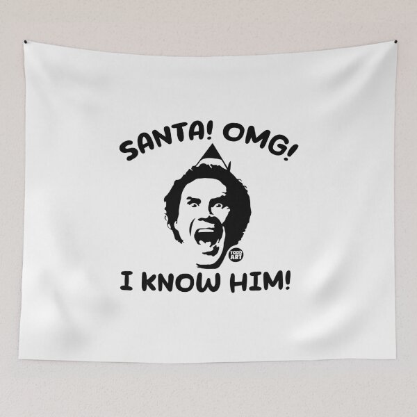 Item preview, SANTA OMG KNOW HIM WILL ELF designed and sold by TODD GOLDMAN.