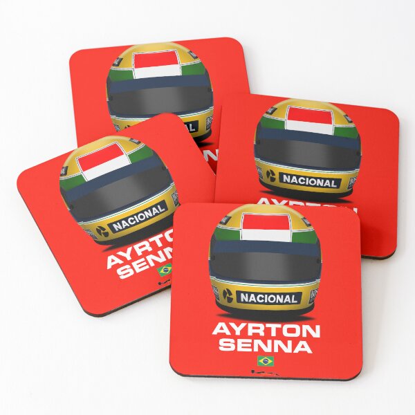 Item preview, Ayrton Senna - 1988 F1 helmet ( NO HONDA LOGO ) RED designed and sold by JageOwen.