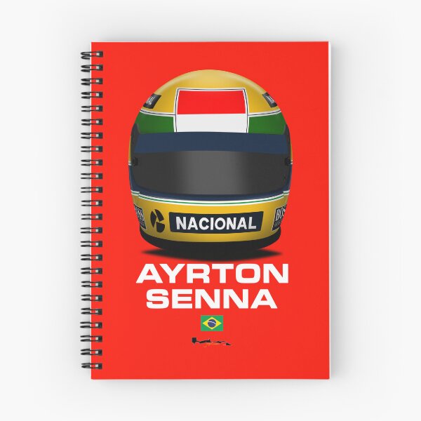 Artikelvorschau, Ayrton Senna - 1988 F1 Helm (KEIN HONDA LOGO) ROT entworfen und verkauft von JageOwen.