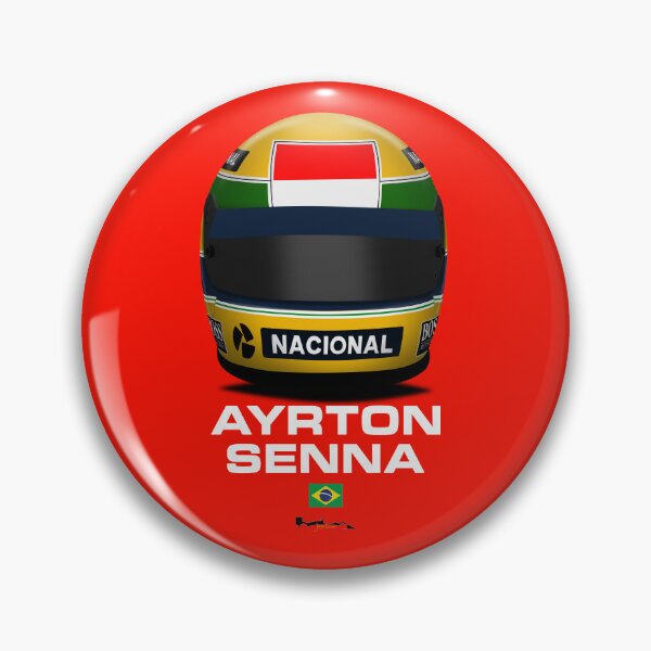 Item preview, Ayrton Senna - 1988 F1 helmet ( NO HONDA LOGO ) RED designed and sold by JageOwen.