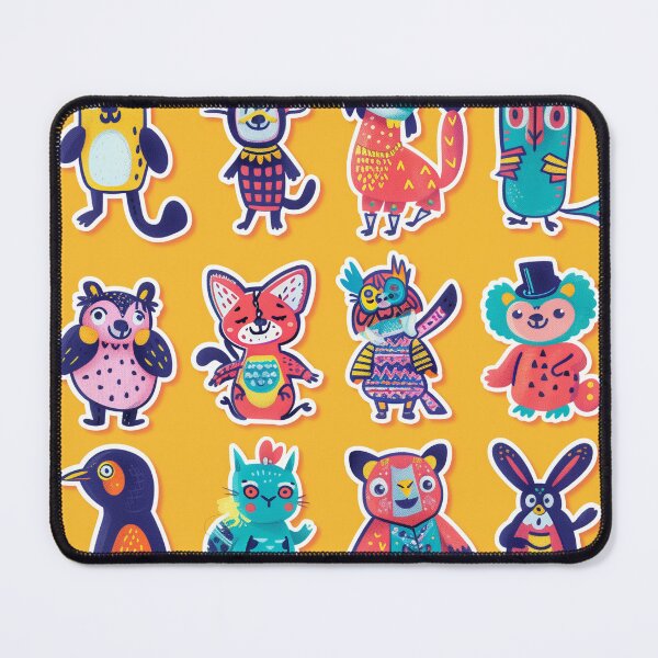 Item preview, Neon Animal Fun: Quirky Stickers for Every Occasion designed and sold by joyfulk8.