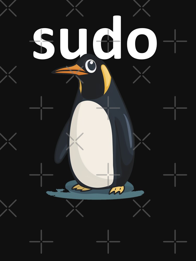 Thumbnail 6 of 6, Premium T-Shirt, Linux Commands, sudo designed and sold by nunikun.