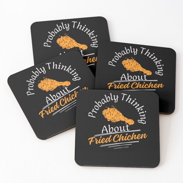 Item preview, Probably Thinking About Fried Chichen, Fried Chichen Shirt Funny Fried Chichen Shirt Cute Fried Chichen shirt gift for Fried Chichen lover tee farm shirt country shirt mom Unisex Tee designed and sold by love3617.